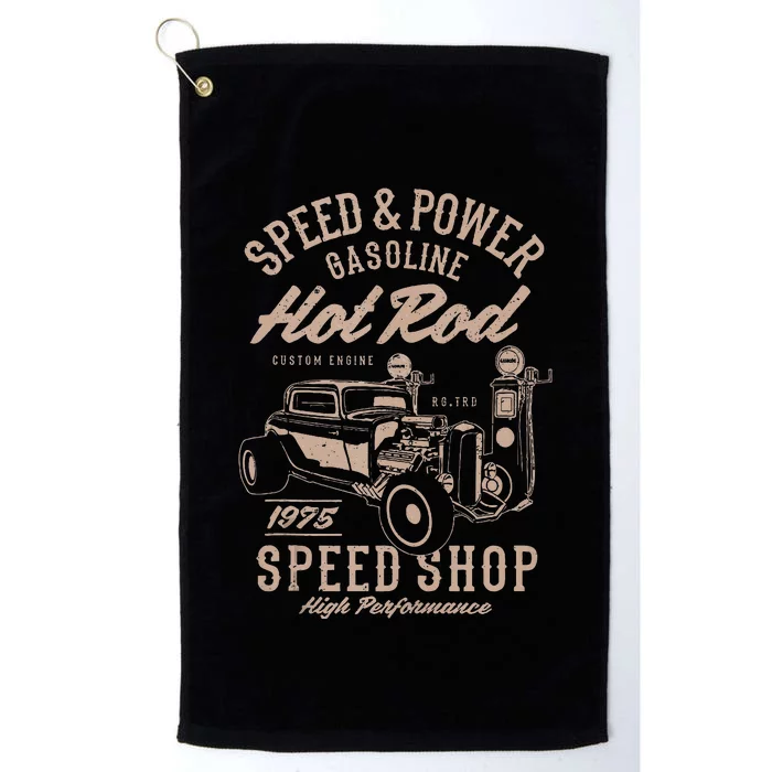 Speed & Power Gasoline Hot Rod Speed Shop Platinum Collection Golf Towel