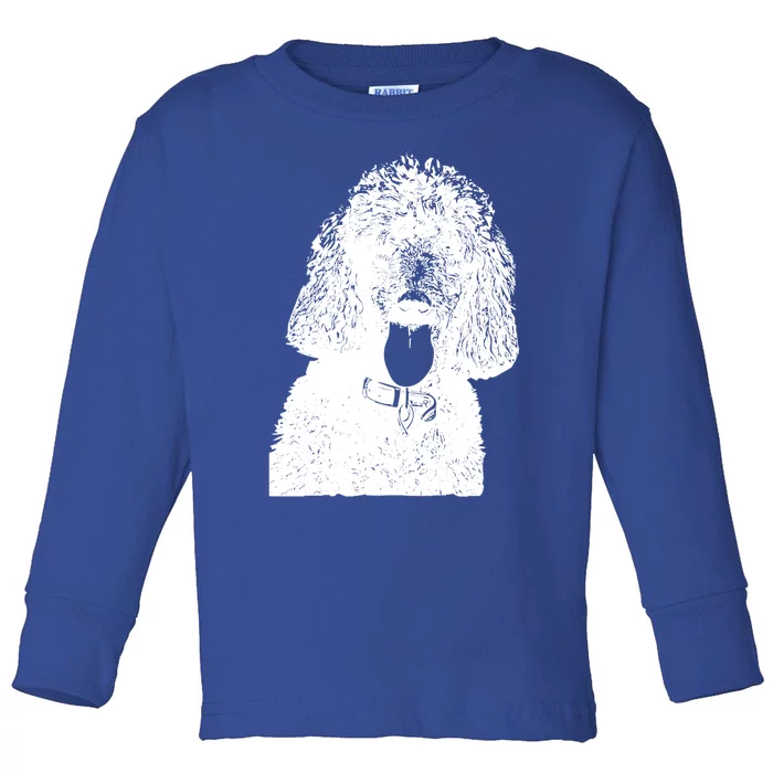 Standard Poodle Gift Toddler Long Sleeve Shirt