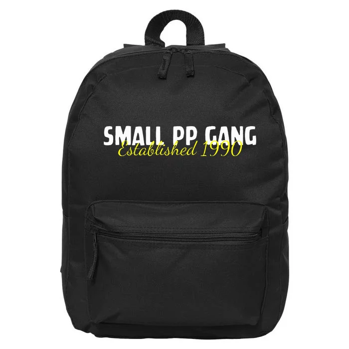 Small Pp Gang Established 1990 16 in Basic Backpack