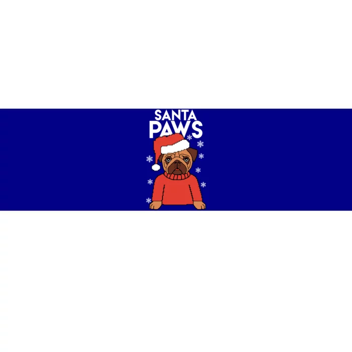 Santa Paws Gift Bumper Sticker