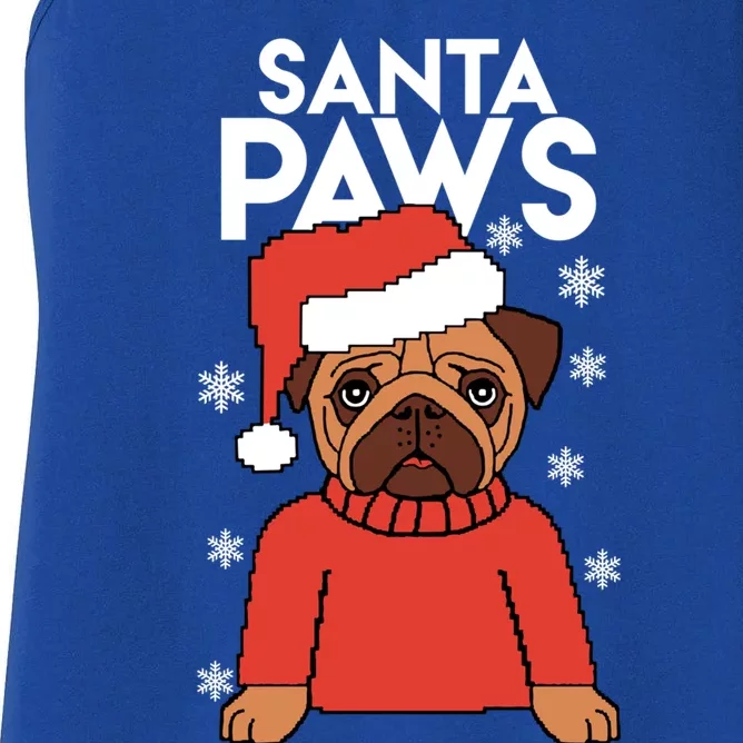 Santa Paws Gift Women's Racerback Tank