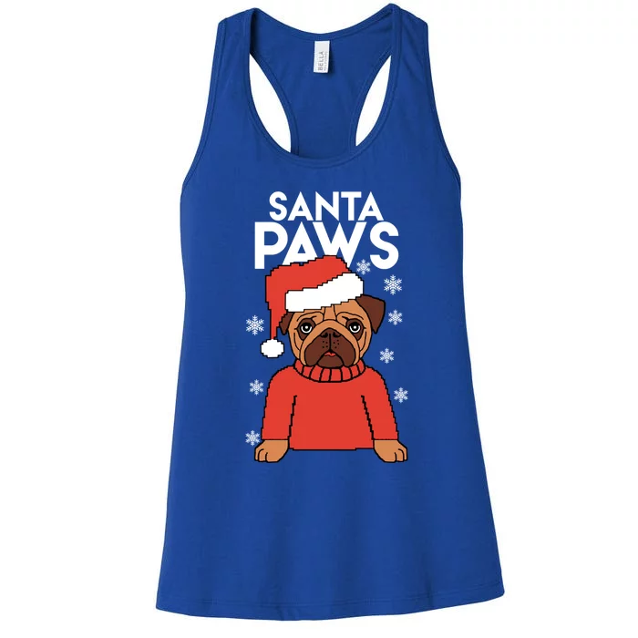 Santa Paws Gift Women's Racerback Tank