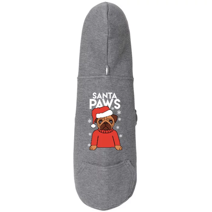 Santa Paws Gift Doggie 3-End Fleece Hoodie