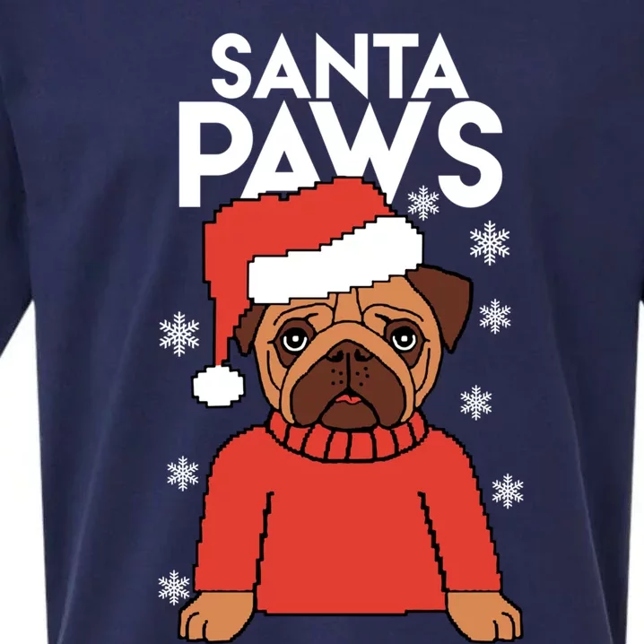 Santa Paws Gift Sueded Cloud Jersey T-Shirt