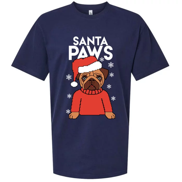 Santa Paws Gift Sueded Cloud Jersey T-Shirt