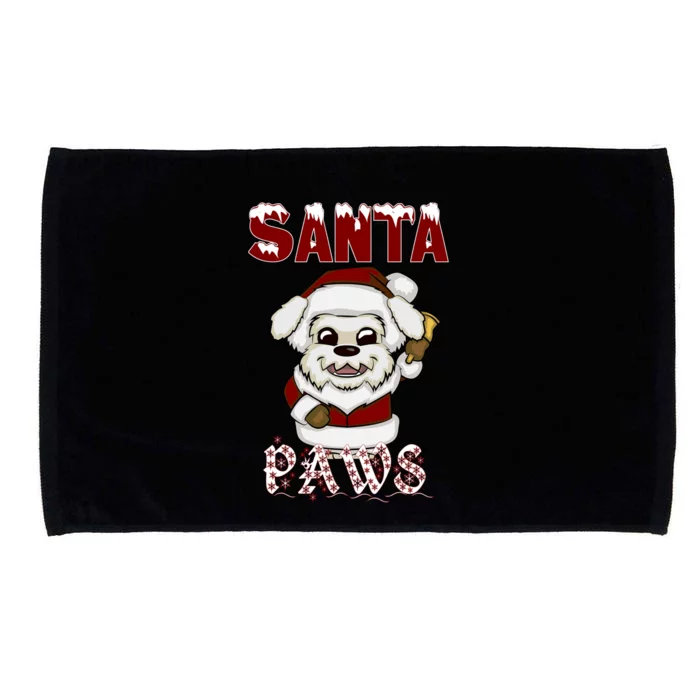 Santa Paws Gift Microfiber Hand Towel