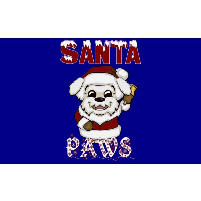 Santa Paws Gift Bumper Sticker