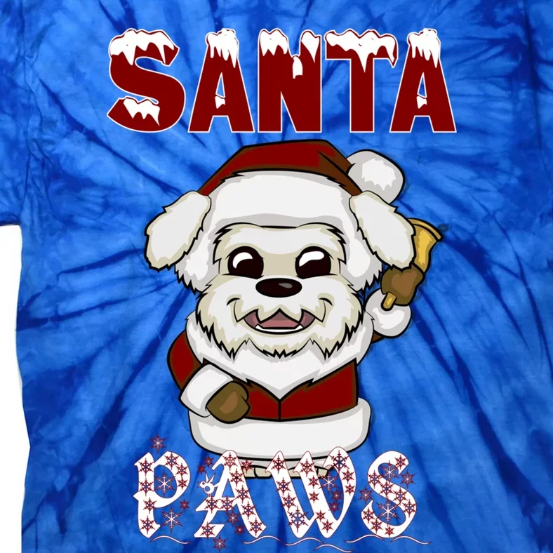 Santa Paws Gift Tie-Dye T-Shirt