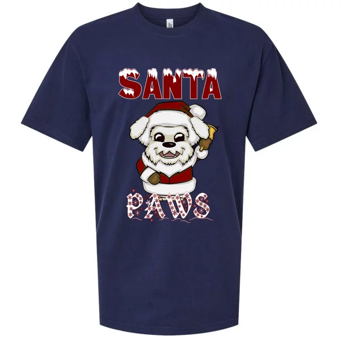 Santa Paws Gift Sueded Cloud Jersey T-Shirt