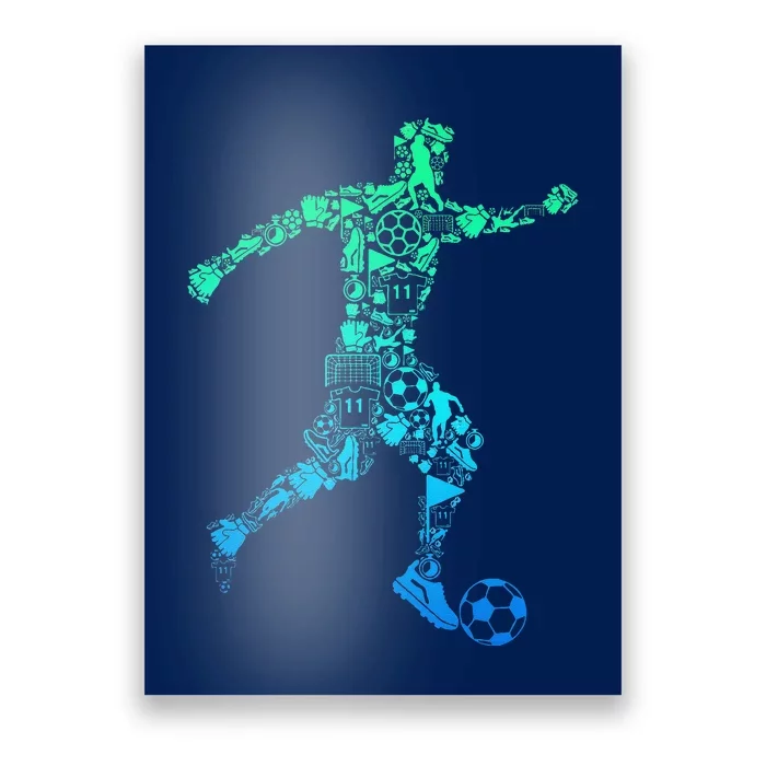 Soccer Player Gift Poster