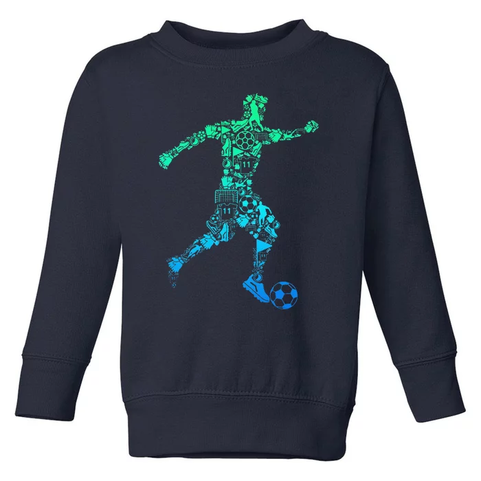 Soccer Player Gift Toddler Sweatshirt