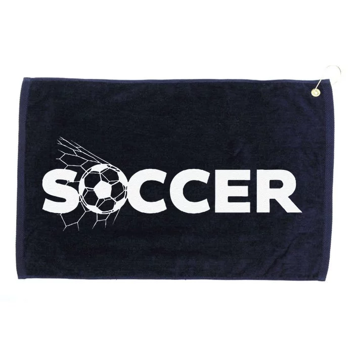 Soccer Players Gift Grommeted Golf Towel