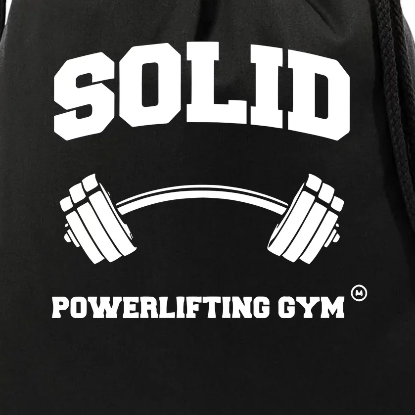 Sold Powerlifting Gym Drawstring Bag