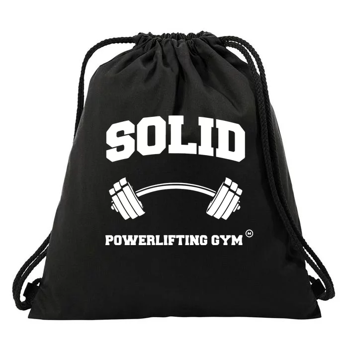 Sold Powerlifting Gym Drawstring Bag