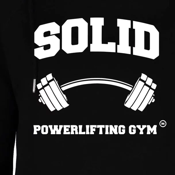 Sold Powerlifting Gym Womens Funnel Neck Pullover Hood