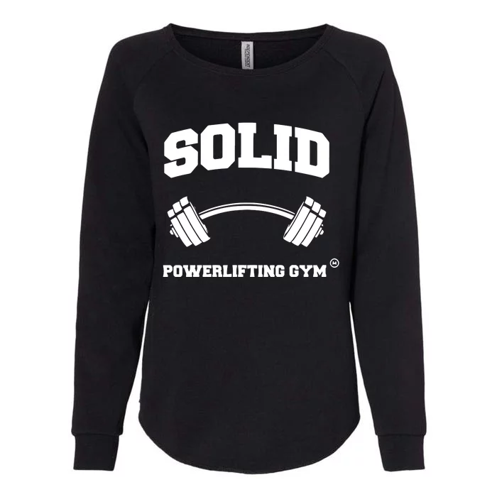 Sold Powerlifting Gym Womens California Wash Sweatshirt