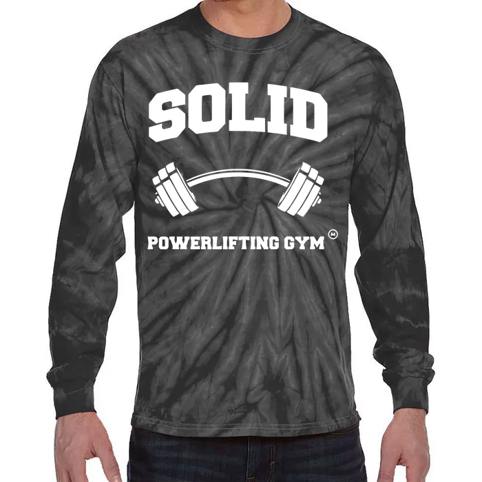 Sold Powerlifting Gym Tie-Dye Long Sleeve Shirt