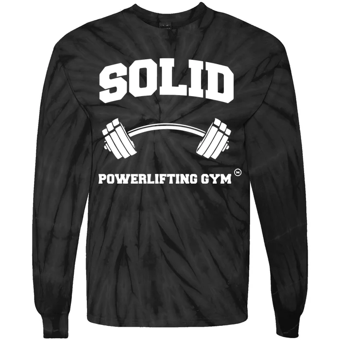 Sold Powerlifting Gym Tie-Dye Long Sleeve Shirt