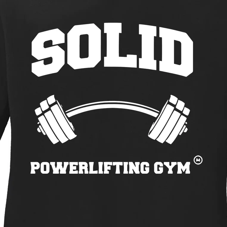 Sold Powerlifting Gym Ladies Long Sleeve Shirt