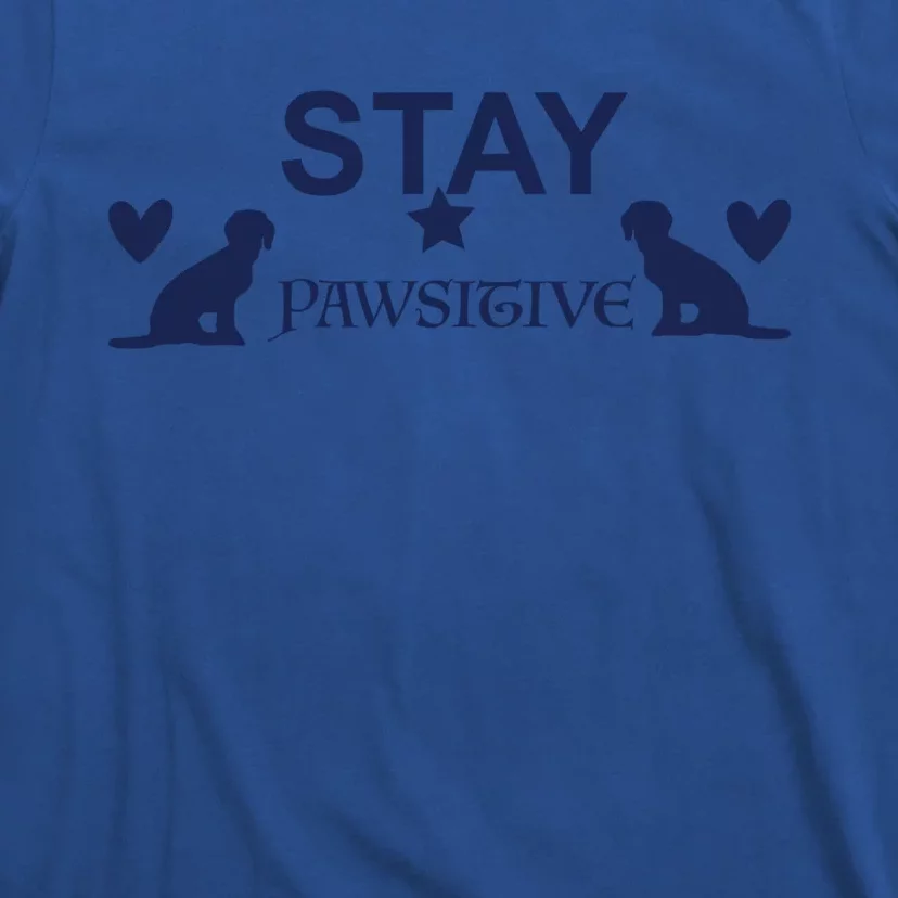 Stay Pawsitive Great Gift For Paw Lovers Gift T-Shirt