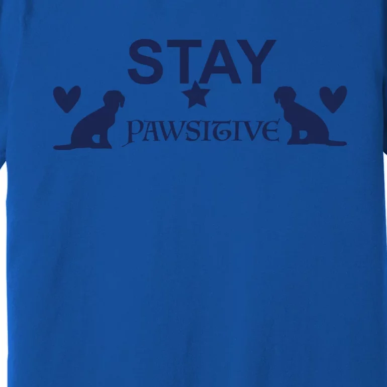 Stay Pawsitive Great Gift For Paw Lovers Gift Premium T-Shirt