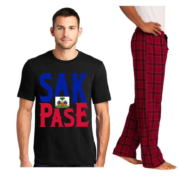 Sak Pase Gift Cute Haitian Creole Pride Gift Pajama Set