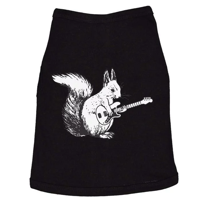 Squirrel Playing Guitar Awesome Guitar Lover Doggie Tank