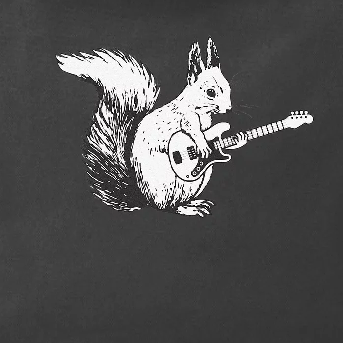 Squirrel Playing Guitar Awesome Guitar Lover Zip Tote Bag