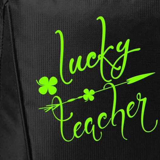 St Patrick Gift Lucky Teacher Cute Bold And Trendy Gift City Backpack