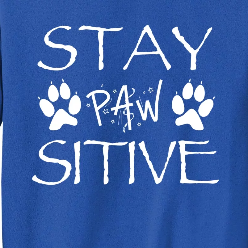 Stay Pawsitive Gift Sweatshirt