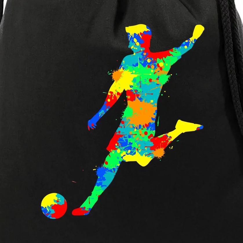 Soccer Player Gift Drawstring Bag