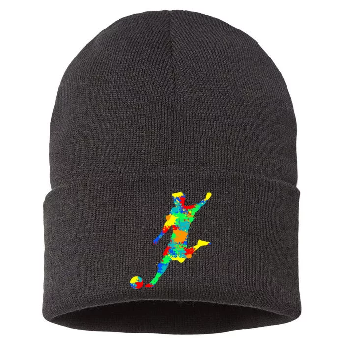 Soccer Player Gift Sustainable Knit Beanie