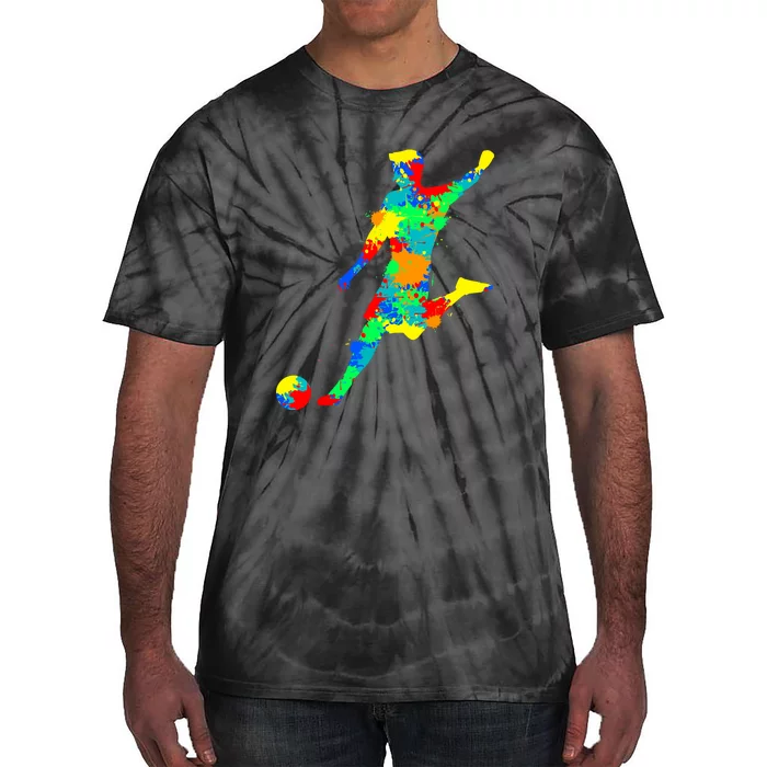 Soccer Player Gift Tie-Dye T-Shirt