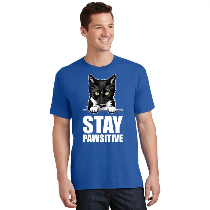 Stay Pawsitive Gift T-Shirt