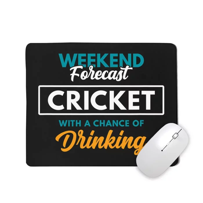 Smart People Hobby Cricket Funny Cricket Player Lover Gift Mousepad