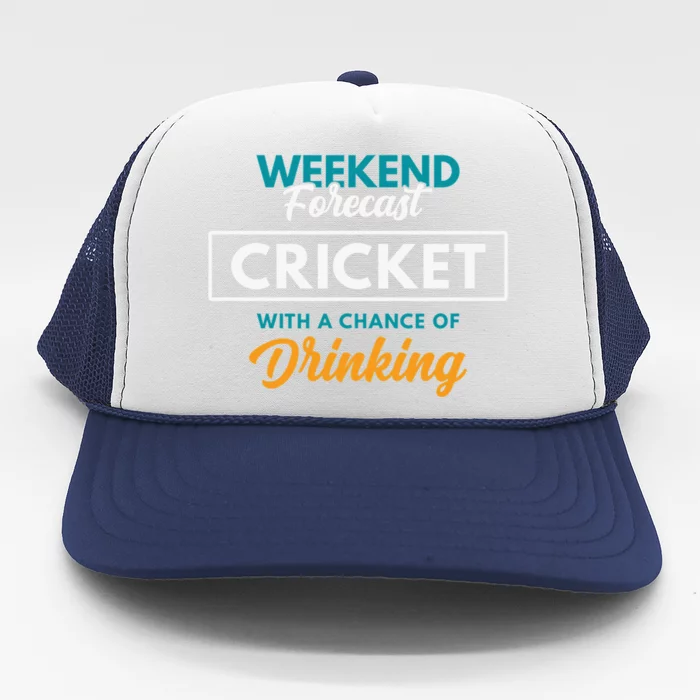 Smart People Hobby Cricket Funny Cricket Player Lover Gift Trucker Hat