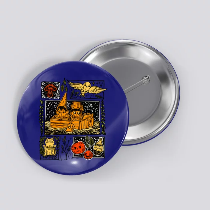 Spooky Pottsfield Harvest Festival Pumpkin Vibes Halloween Gift Button