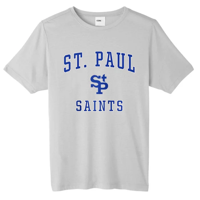 St. Paul High School Saints Raglan Baseball ChromaSoft Performance T-Shirt