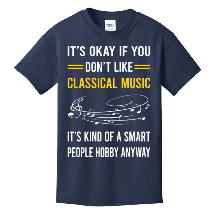 Smart People Hobby Classical Music Kids T-Shirt