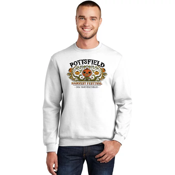 Spooky Pottsfield Harvest Festival Pumpkin Vibes Halloween Sweatshirt