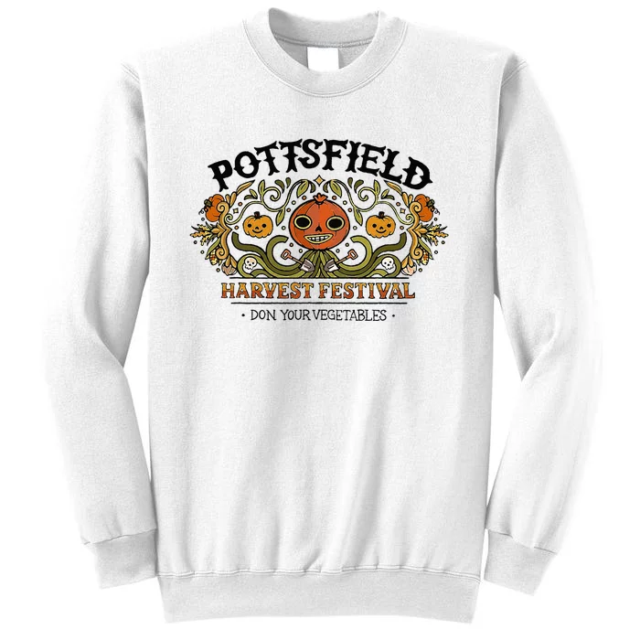 Spooky Pottsfield Harvest Festival Pumpkin Vibes Halloween Sweatshirt