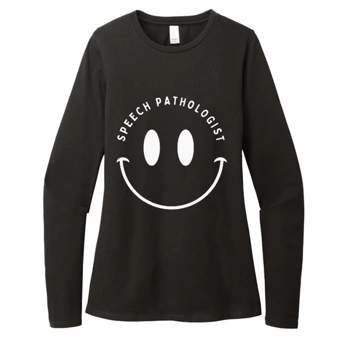 Speech Pathologist Happy Smile Speech Pathology Womens CVC Long Sleeve Shirt