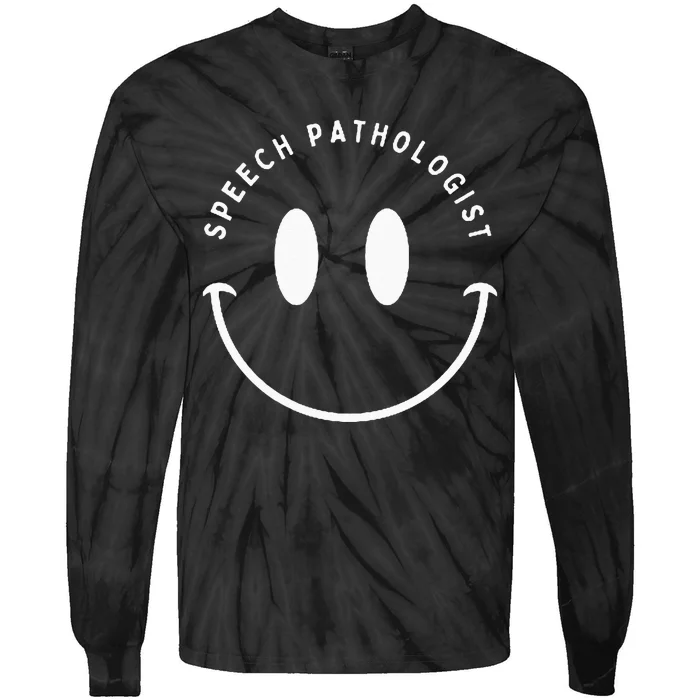 Speech Pathologist Happy Smile Speech Pathology Tie-Dye Long Sleeve Shirt