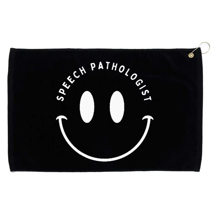 Speech Pathologist Happy Smile Speech Pathology Grommeted Golf Towel