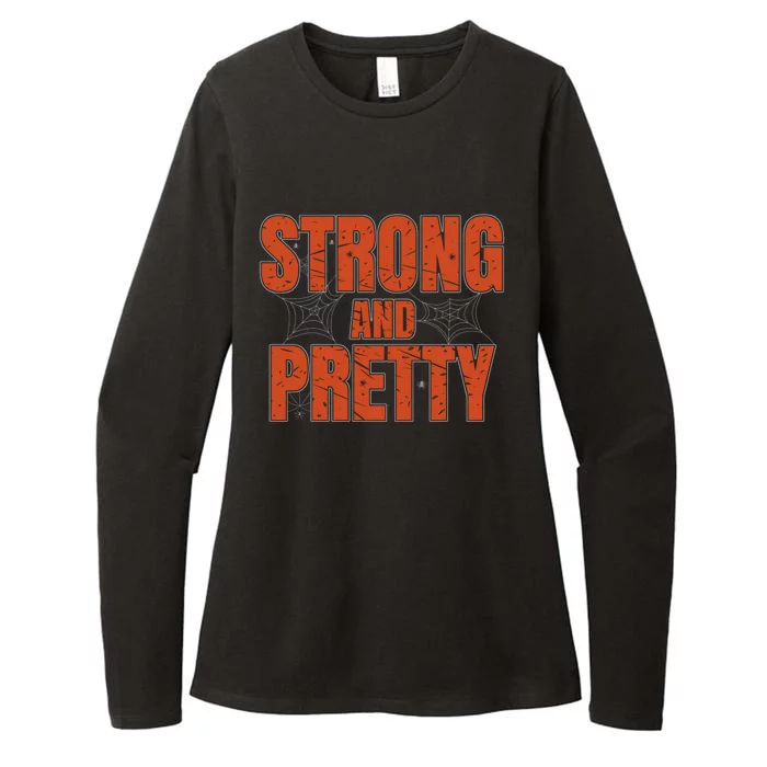 Strong & Pretty Halloween Womens CVC Long Sleeve Shirt