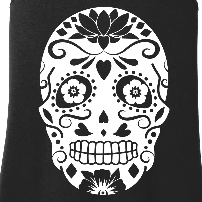 Skull Patterned Halloween Ladies Essential Tank