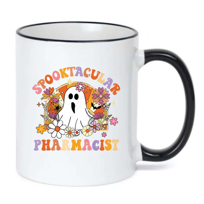 Spooktacular Pharmacists Happy Halloween Matching Black Color Changing Mug