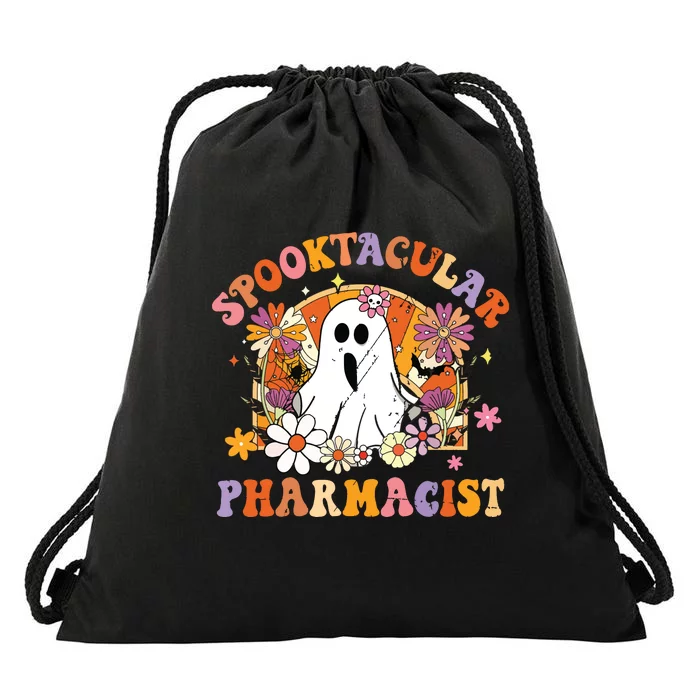 Spooktacular Pharmacists Happy Halloween Matching Drawstring Bag