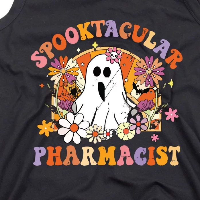 Spooktacular Pharmacists Happy Halloween Matching Tank Top