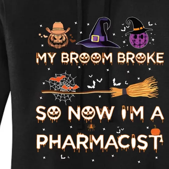 Spooky Pharmacist Halloween Costume Pharmacist Apparel Women's Pullover Hoodie